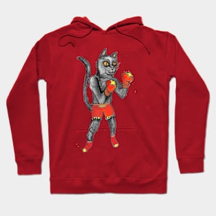 Boxing Cat Hoodie